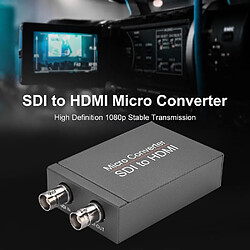 Universal DC 5V 1080p HDMI Compatible 2 canaux SDI Converter HDMI, compatible SDI 3G SDI/HD SDI Broadcast HD Adapter for Camera 2 Output | HDMI Converter pas cher