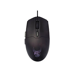 L33t gaming L33T Souris Gamer Filaire Hofud 3200DPI Ambidextre 6 Boutons avec Capteur Optique Noir 