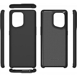 Oppo Coque pour Oppo Find X5 Rigide en Silicone Noir