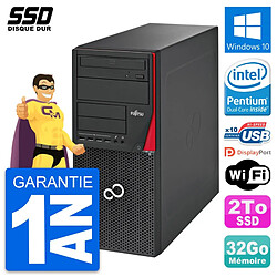 PC Tour Fujitsu Esprimo P720 Intel G3220 RAM 32Go SSD 2To Windows 10 Wifi - Occasion