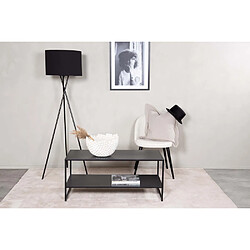 Venture Home Table basse en acier Staal noir.