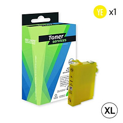 TONER SERVICES Compatible Epson 502XL - Jumelles Cartouche Jaune C13T02W440 (T02W4) 