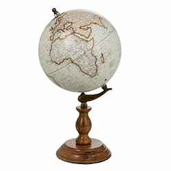 Paris Prix Statuette Déco sur Pied Globe 38cm Naturel