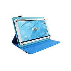 Housse Universelle pour Tablette en Cuir Rotative 3GO CSGT22 7"" Celeste 