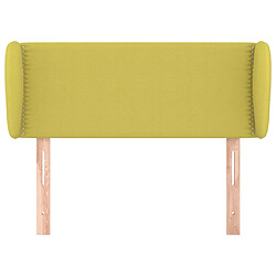 Avis Maison Chic Tête de lit scandinave avec oreilles,meuble de chambre Vert 103x23x78/88 cm Tissu -MN42423