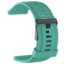 Wewoo Bracelet pour montre connectée Dragonne de remplacement en silicone SUUNTO Traverse Vert menthe