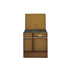 Cuisinière à bois 10kw brun foncé - 240162BRUNFONCEPOLI - GODIN 