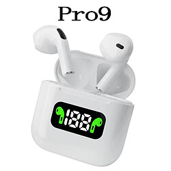 GUPBOO Pro 9 TWS sans fil Bluetooth 5.0 écouteur sport ANC suppression de bruit HiFi casque stéréo musique tactile casque avec micro 