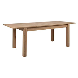 Vente-Unique Table à manger extensible 160/215 cm Bergen - Naturel