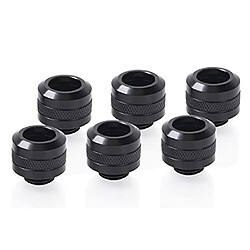 Alphacool Lot de 6 Raccords à compression pour Tube Ø13mm Eiszapfen Pro (Noir) Alphacool Lot de 6 Raccords à compression pour Tube Ø13mm Eiszapfen Pro (Noir)