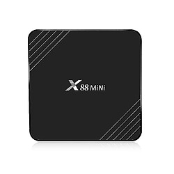 Universal X88 Mini 9.0 4K Smart TV Box Ruixin Micro RK3318 Quad Core 2G 16G TV Box USB 3.0 2.4G