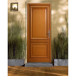 Avis Porte D'entrée Bois Pleine, Safran, H,215xl,90 P,gauche Côtes Tableau Gd Menuiseries