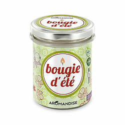 Aromandise 2 bougie d'été citronnelle & géranium - 30h