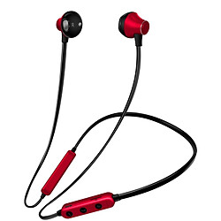 Wewoo Bluetooth 4.2 Sport Ecouteur sans fil Bluetooth, Carte de support (Noir Rouge)