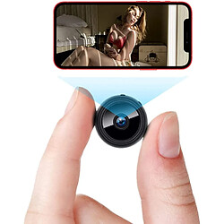 Caméra de sécurité sans fil WiFi Mini petite caméra IP Caméra intelligente Home Night Virsion Caméscope magnétique Surveillance, batterie intégrée, vue en temps réel APP, enregistrement direct sur carte, grand angle de 150 °