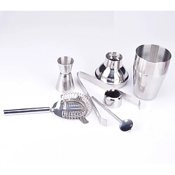 Acheter Set Cocktail Shaker Doseur Coffret 5 Pièce Accessoire de Barman Acier Inoxydable YONIS