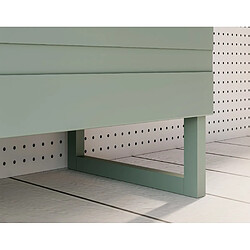 Bestmobilier Sofia - buffet bas - vert sauge mat - 110 cm