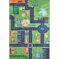 Jardindeco Tapis intérieur à poils courts Alix 738 vert 160 x 230 cm. Tapis intérieur à poils courts Alix 738 vert 160 x 230 cm