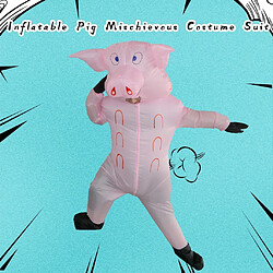 Adulte gonflable Cochon Espiègle Costume Costume Vêtements Drôle Jouet Party