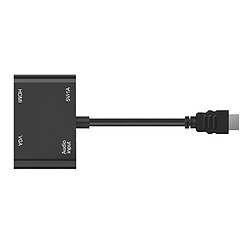 Adaptateur HDMI Vers VGA Convertisseur Mâle Vers Famale Pour PC Adaptateur HDMI-VGA 1080P