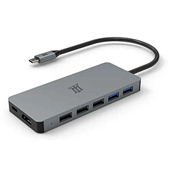 Hub USB Maillon Technologique MTHUB11 Multicouleur 