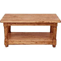 Biscottini Table Rustique En Bois Massif De Tilleul