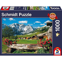 Schmidt Spiele Puzzle Paysage de montagne idyllique, 1000 pcs