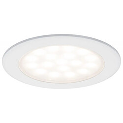 Paulmann Kit 2 spots encastrés pour meubles LED 2x2,5W rond blanc