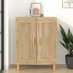 Maison Chic Buffet,Meuble de Rangement,commode pour salon,Cuisine Chêne sonoma 69,5x34x90 cm Bois d'ingénierie -MN23818