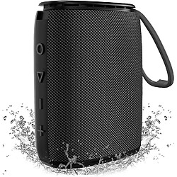 Vendos85 enceinte Bluetooth 5.0 Portable étanche IPX7 10W noir gris