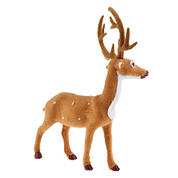 Xmas Elk Plush Simulation Décor de Noël Ornements Renne A: 30cm