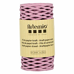 Artemio Fil de papier kraft parme 2mm x 25 m