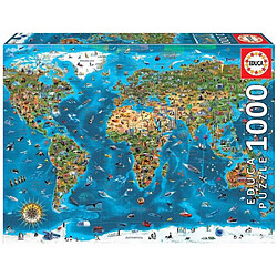 Educa Borras EDUCA - Puzzle - 1000 merveilles du monde 