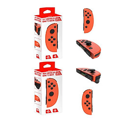 Freaks And Geeks 2 Manettes Droite et gauche Orange Nintendo SWITCH iiCon Orange V2 pour Nintendo SWITCH Orange pour jouer tous ensemble