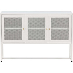 Venture Home Buffet 3 portes en acier Malla gris clair.