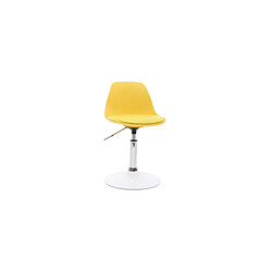 Miliboo Chaise de bureau design enfant jaune STEEVY