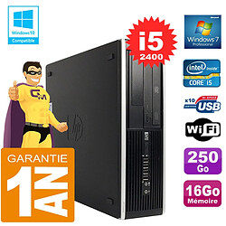 PC HP Compaq 8300 SFF Core I5-2400 Ram 16Go Disque 250 Go Graveur DVD Wifi W7 · Occasion 