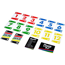 Avis Mattel Phase 10 jeu de cartes de style rami