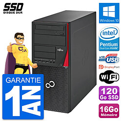 PC Tour Fujitsu Esprimo P720 Intel G3220 RAM 16Go SSD 120Go Windows 10 Wifi - Occasion