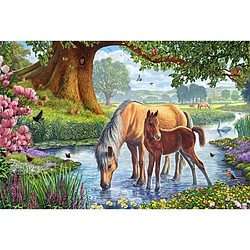 Schmidt Spiele Puzzle Chevaux dans le ruisseau - 150 pieces