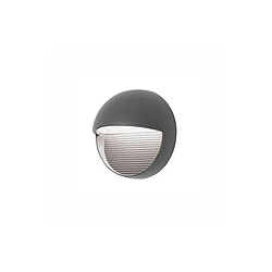 NOVA LUCE Applique e KRYPTON Gris Foncé LED 6 W H9,6 