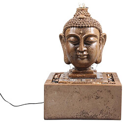 Stonelite Fontaine tête de bouddha 30 x 30 x 48.5 cm.