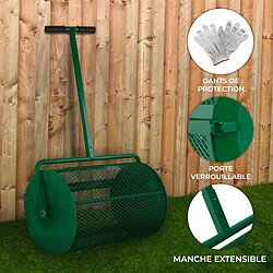 Monstershop Rouleau Epandeur à Compost 80 L – Vert