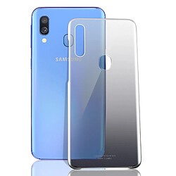 Coque Samsung Galaxy A40 Rigide Design Dégradé Original Noir et Transparent