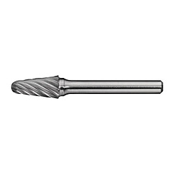 Fraise sur tige KEL INOX D. 8 mm L. tête 20 mm D. de la tige 6 mm carbure engrènement Normal, fin PROMAT 