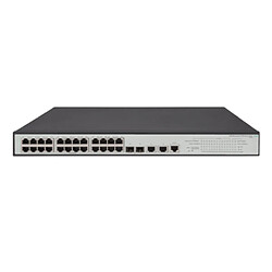 HP Hewlett Packard Enterprise OfficeConnect 1950 24G 2SFP+ 2XGT PoE+ Commutateur de réseau géré L3 Gigabit Ethernet (10/100/1000) Connexion Ethernet, supportant l'alimentation via ce port (PoE) 1U Gris