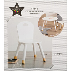 Acheter Atmosphera for kids Chaises "douceur" pour enfant atmosphera - blanc