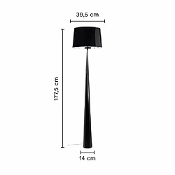 Avis Aluminor Lampadaire salon Lampadaire TOTEM Noir