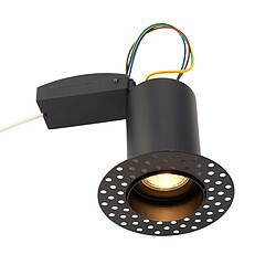 Saxby Downlight Encastrable Trimless 50W Peinture Noir Mat 