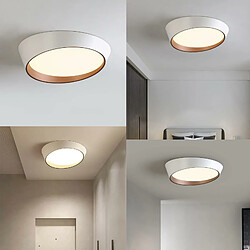 Plafonnier LED moderne 46 W rendement 360W cadre doré ellipse plafonnier lumière chambre hôtel cuisine bureau salon 230V 4000K pas cher